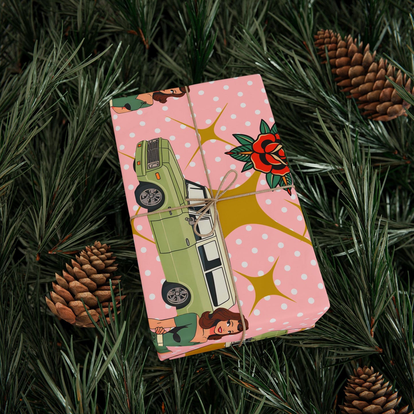 Cruise Pink Gift Wrap