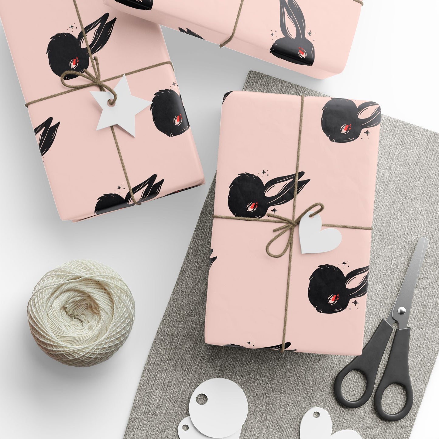 My Bunny Valentine Giftwrap in Bubblegum