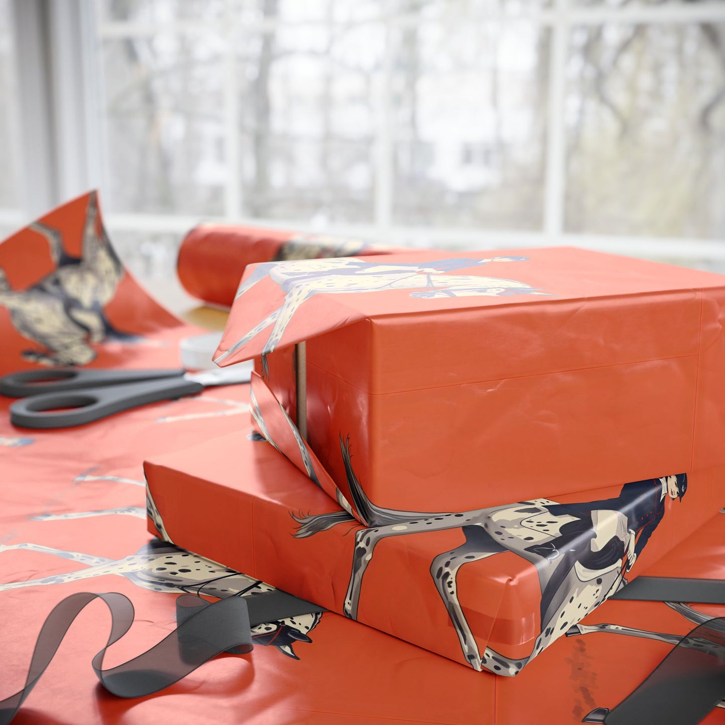 Dressage Gift Wrap Sienna