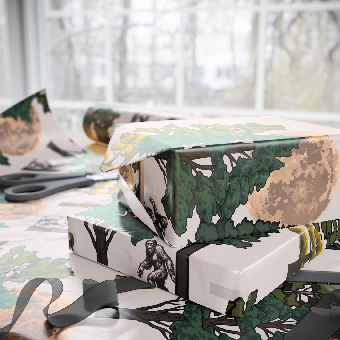 Yeti In The Trees Wrapping Paper