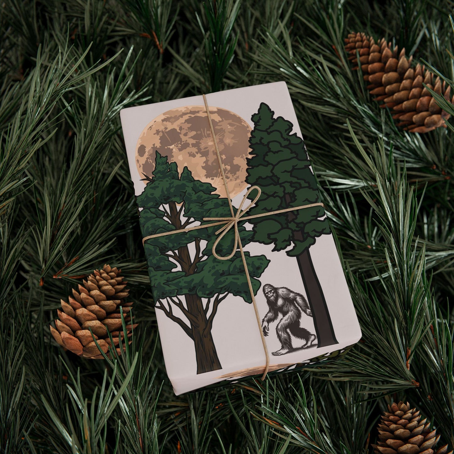 Yeti In The Trees Wrapping Paper