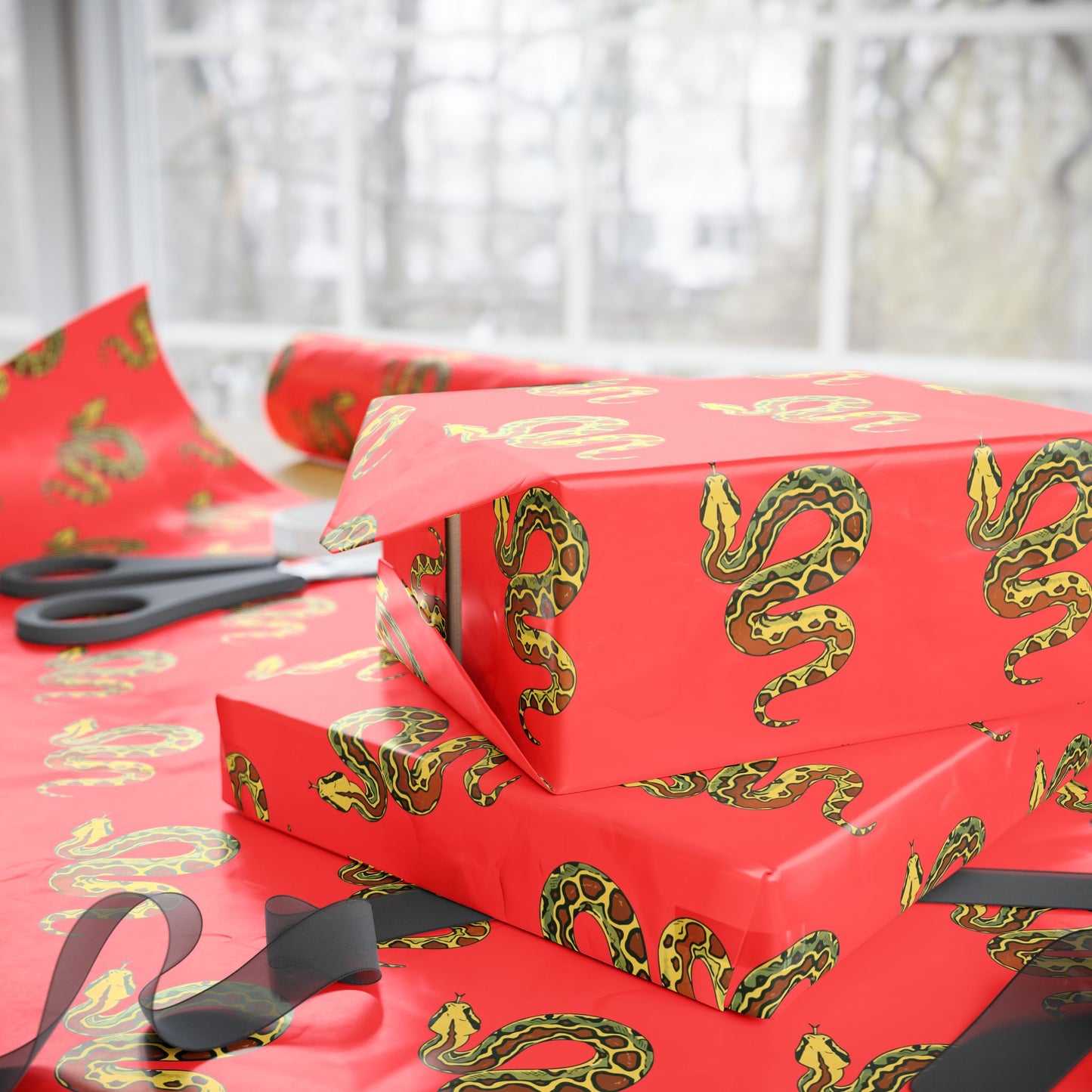 Snake Charmer Valentine's Day Gift Wrap