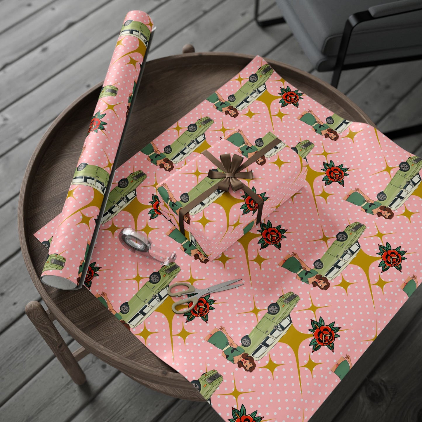Cruise Pink Gift Wrap