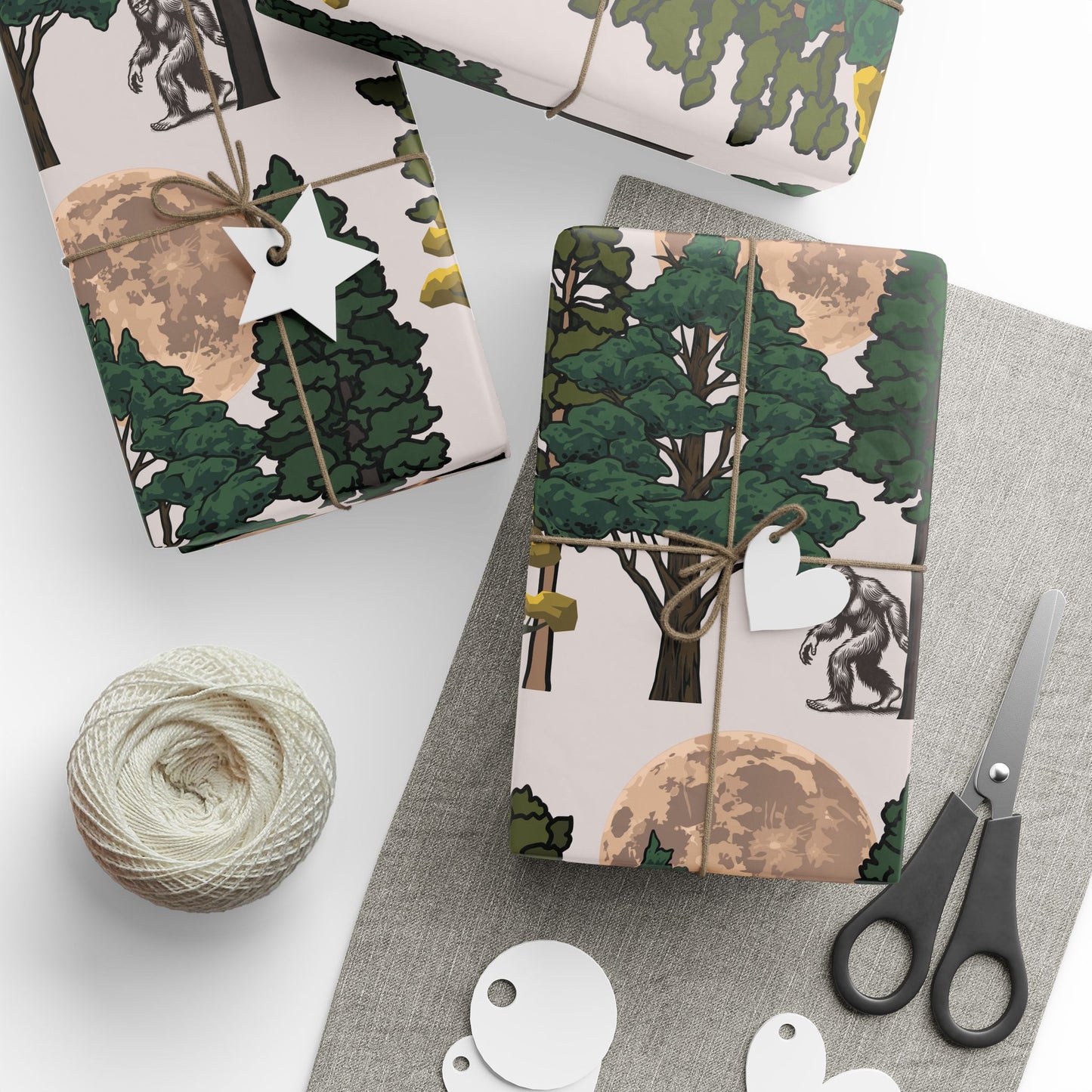 Yeti In The Trees Wrapping Paper