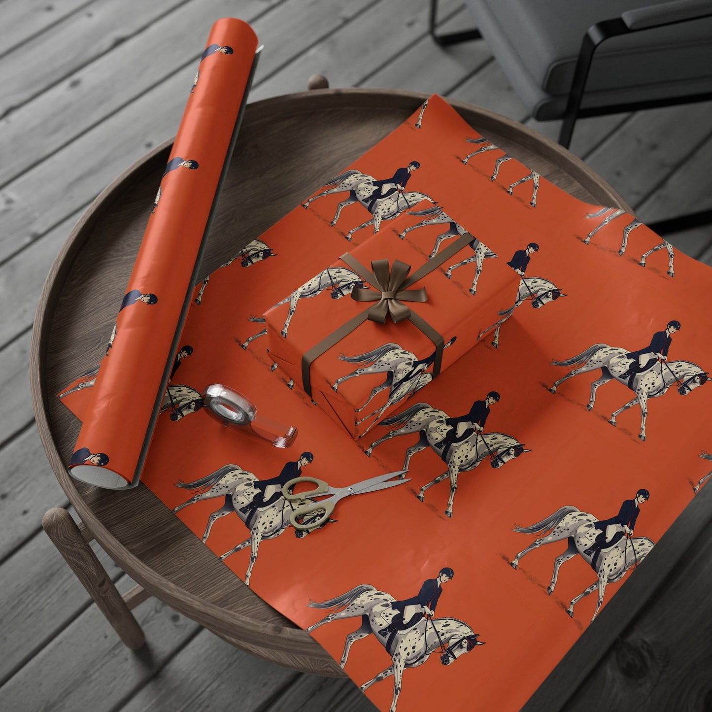 Dressage Gift Wrap Sienna