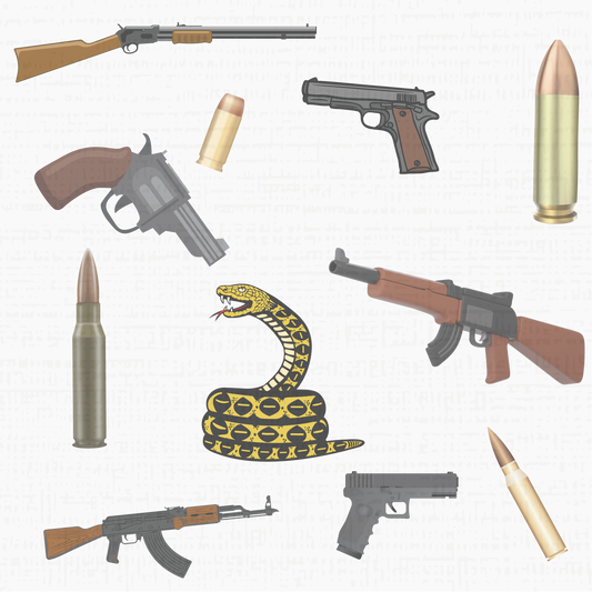 Modern Toile Don't Tread On Me Vintage Gift Wrap