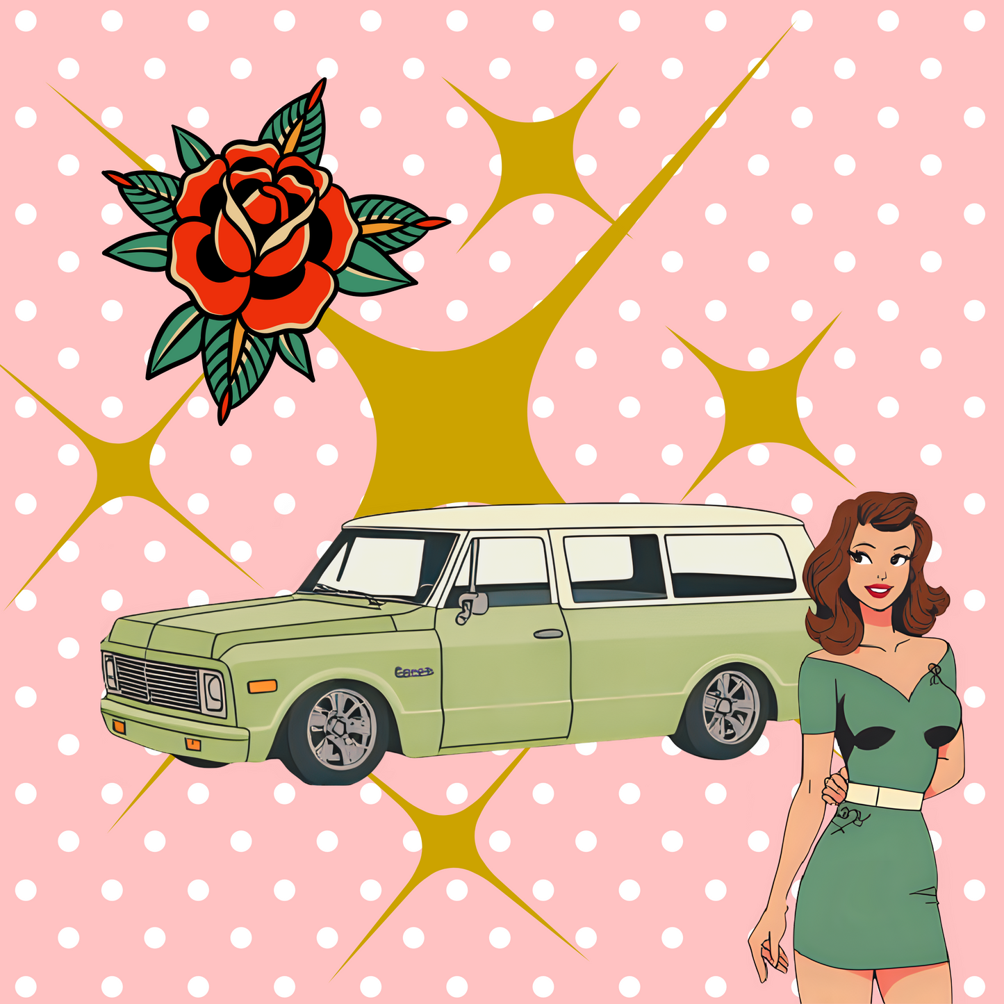 Cruise Pink Gift Wrap