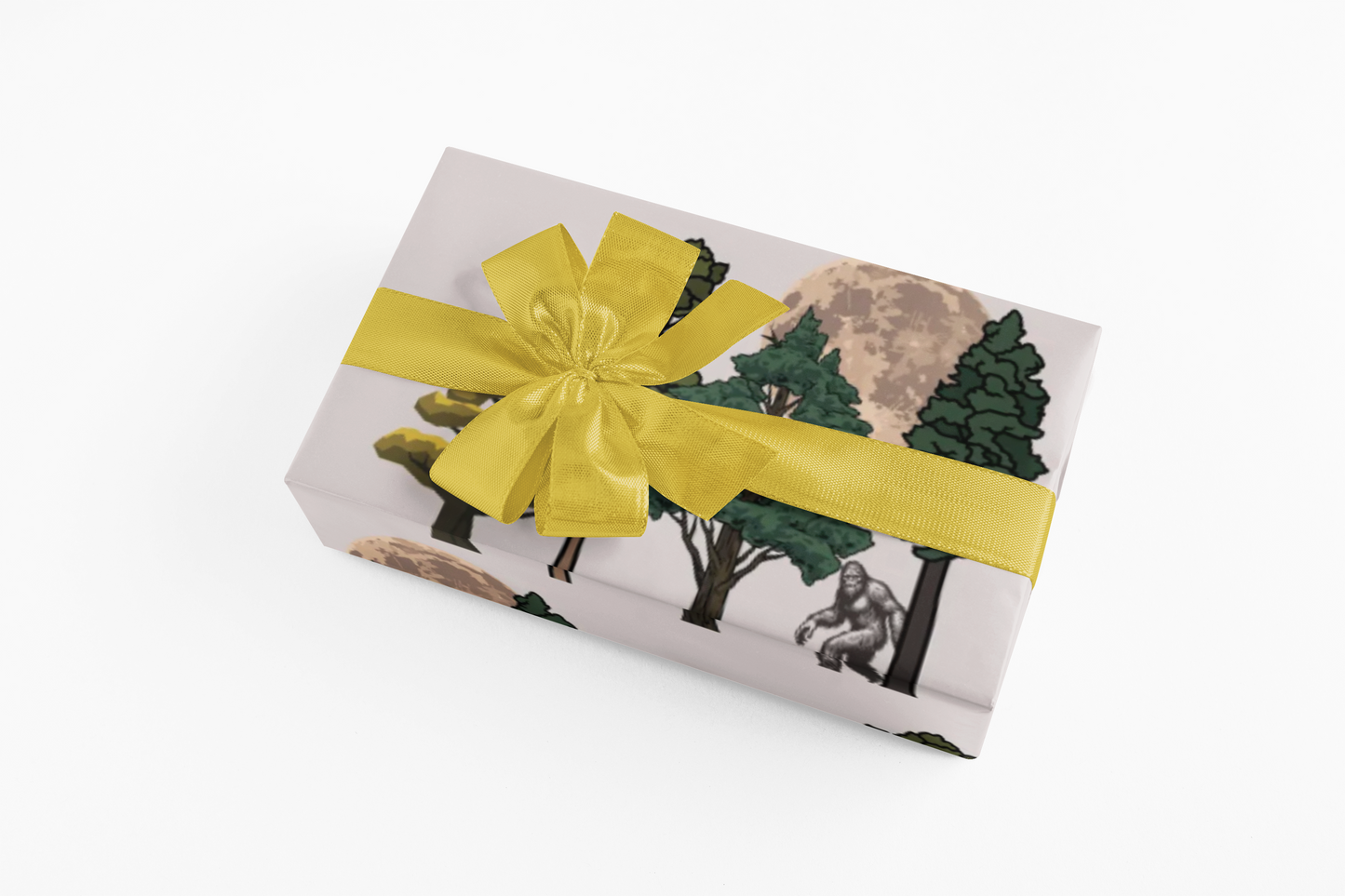 Yeti In The Trees Gift Wrap GIANT
