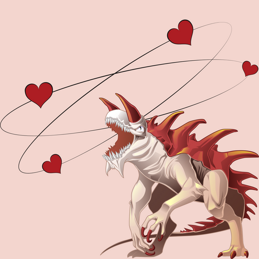 Kaiju Valentine's Day Gift Wrap