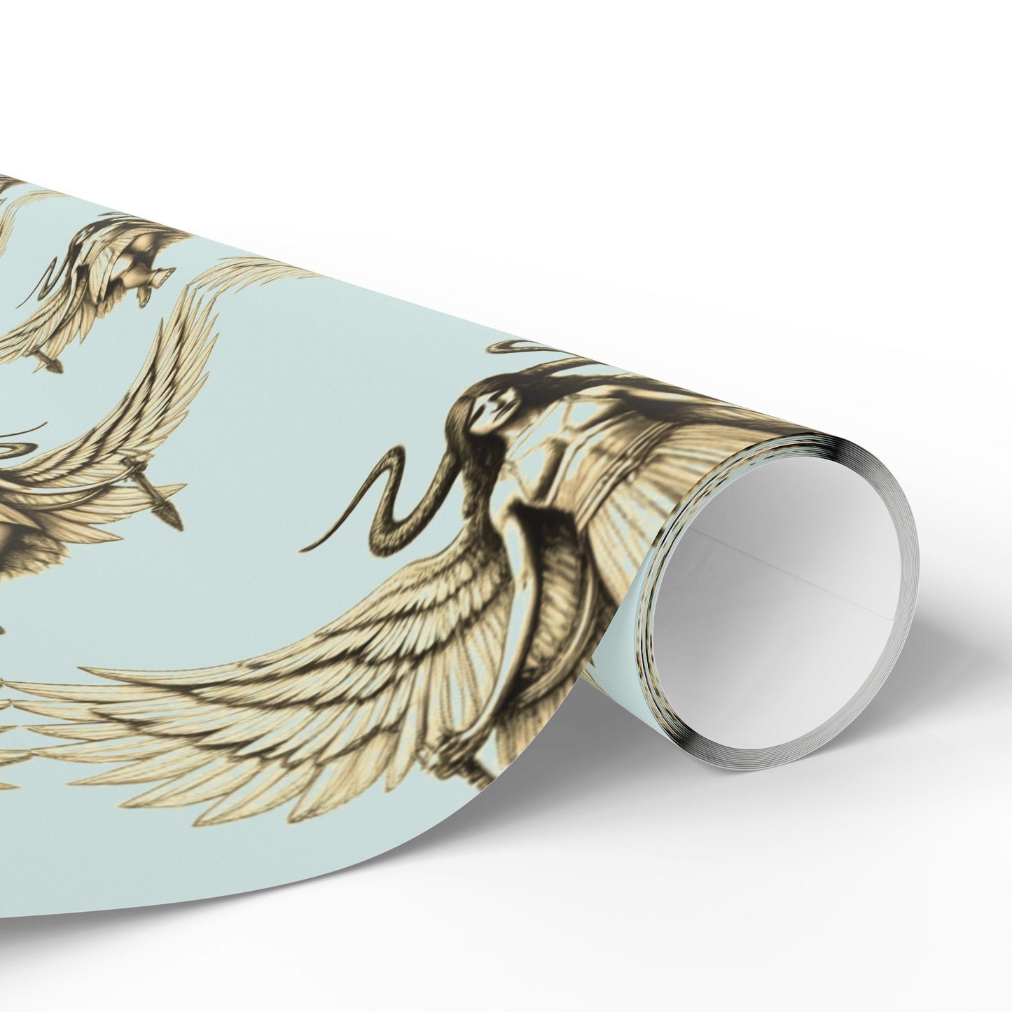 Copy of Valkyrie Block Print Gift Wrap Ice