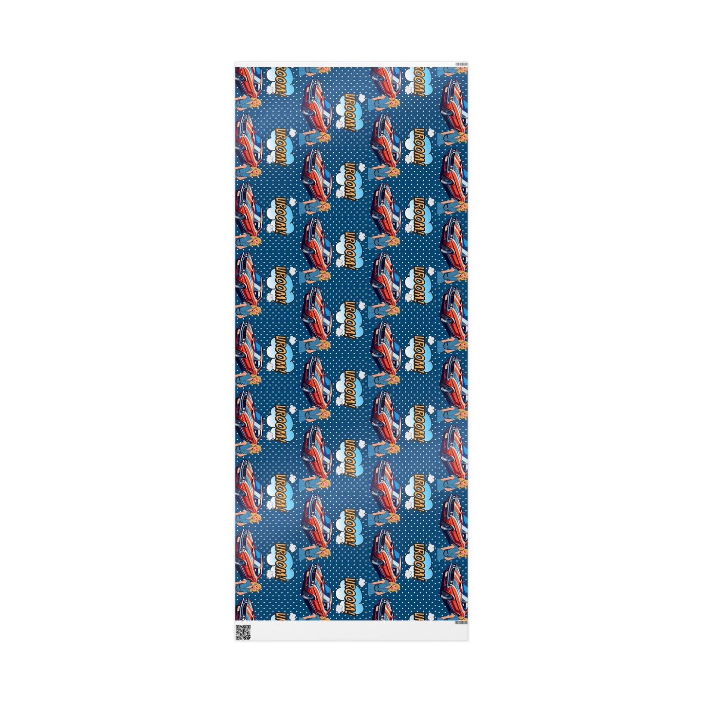 American Muscle Cobalt Gift Wrap