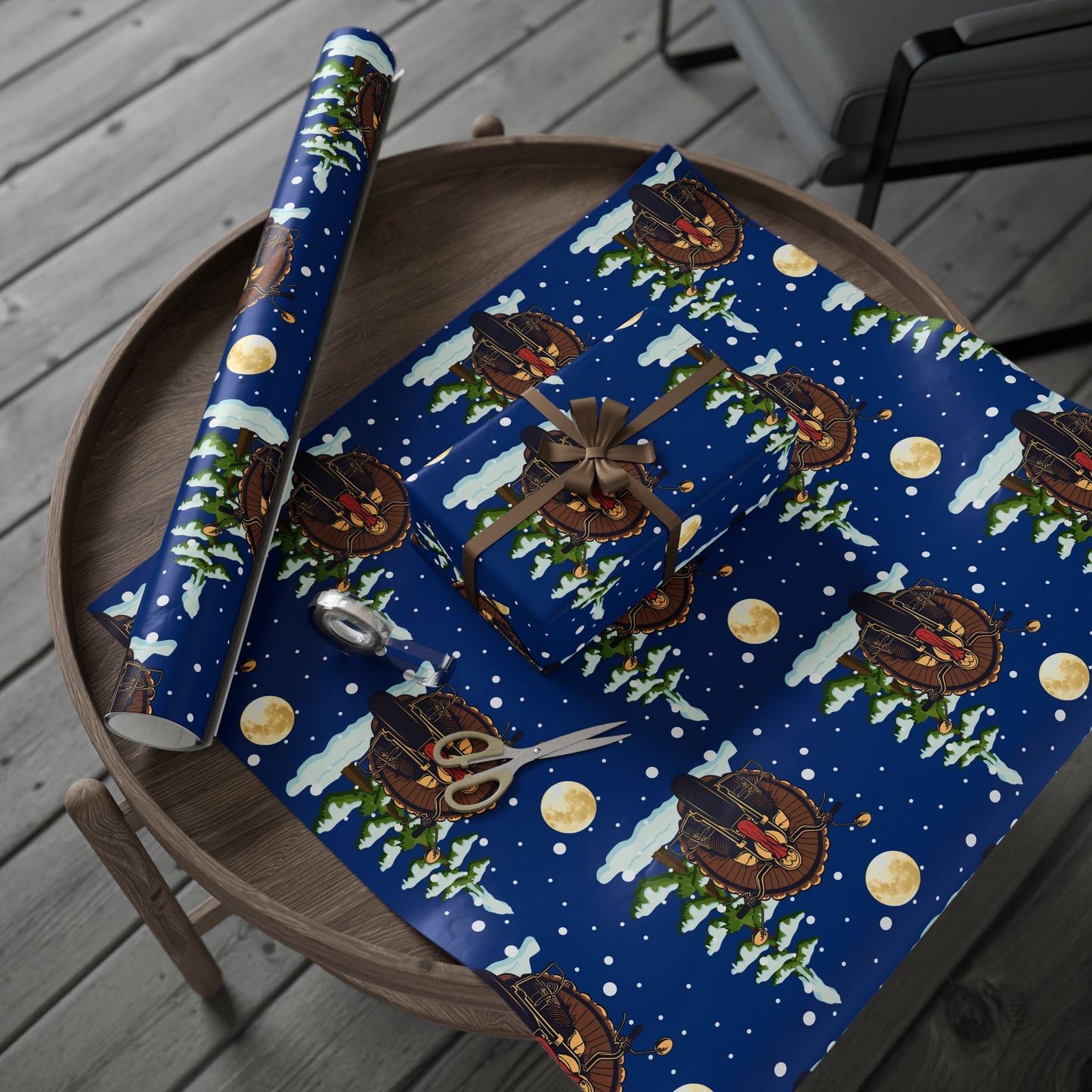 Toms Of Anarchy Cobalt Gift Wrap