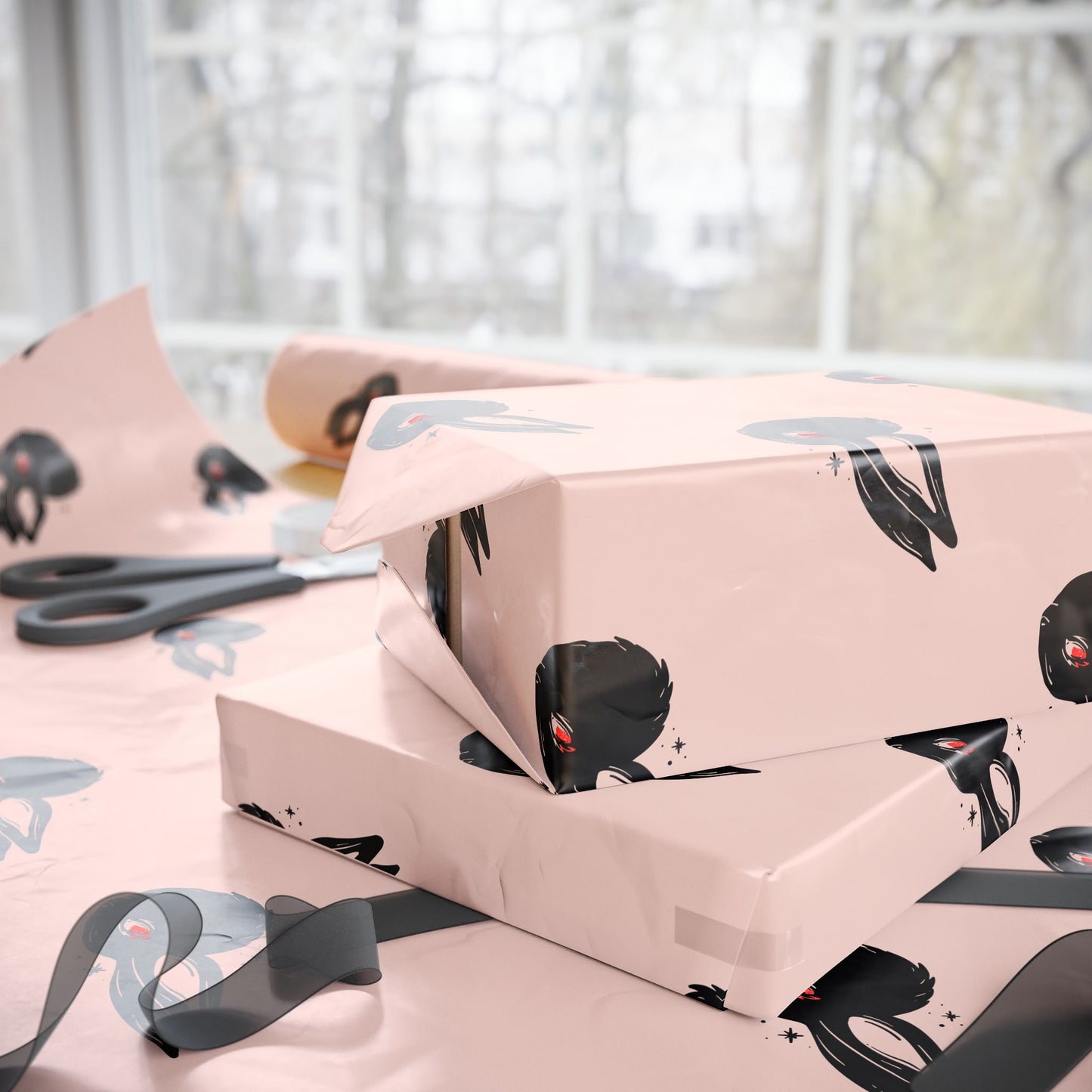 My Bunny Valentine Giftwrap in Bubblegum