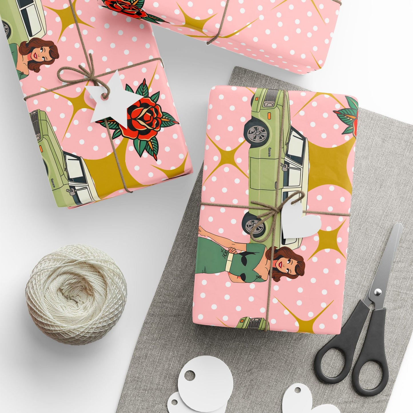 Cruise Pink Gift Wrap