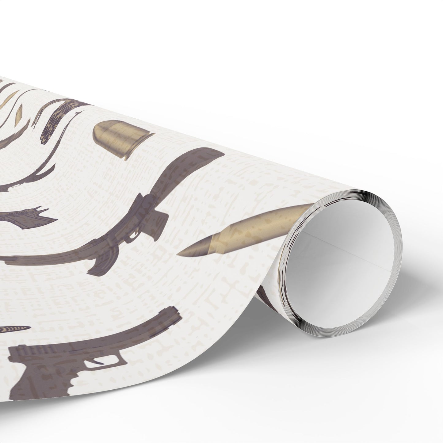 Modern Toile Don't Tread On Me Sepia Gift Wrap