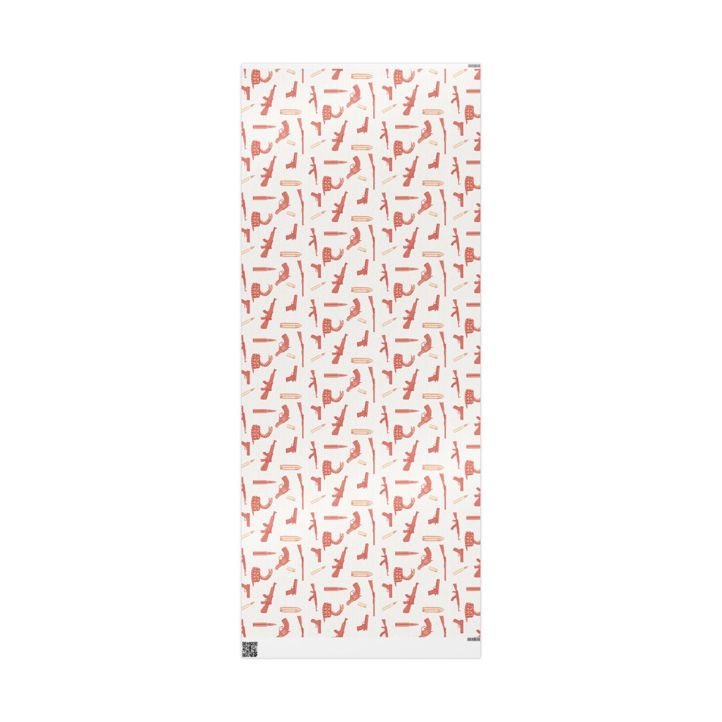 Modern Toile Don't Tread On Me Coral Gift Wrap