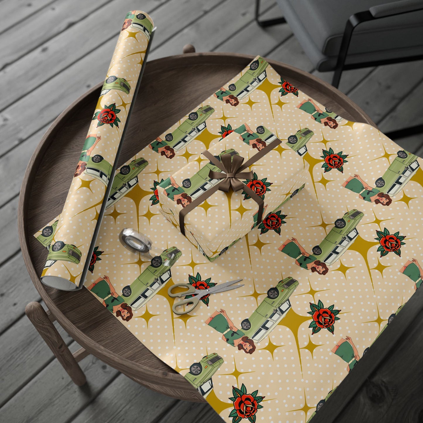 Cruise Tan Gift Wrap